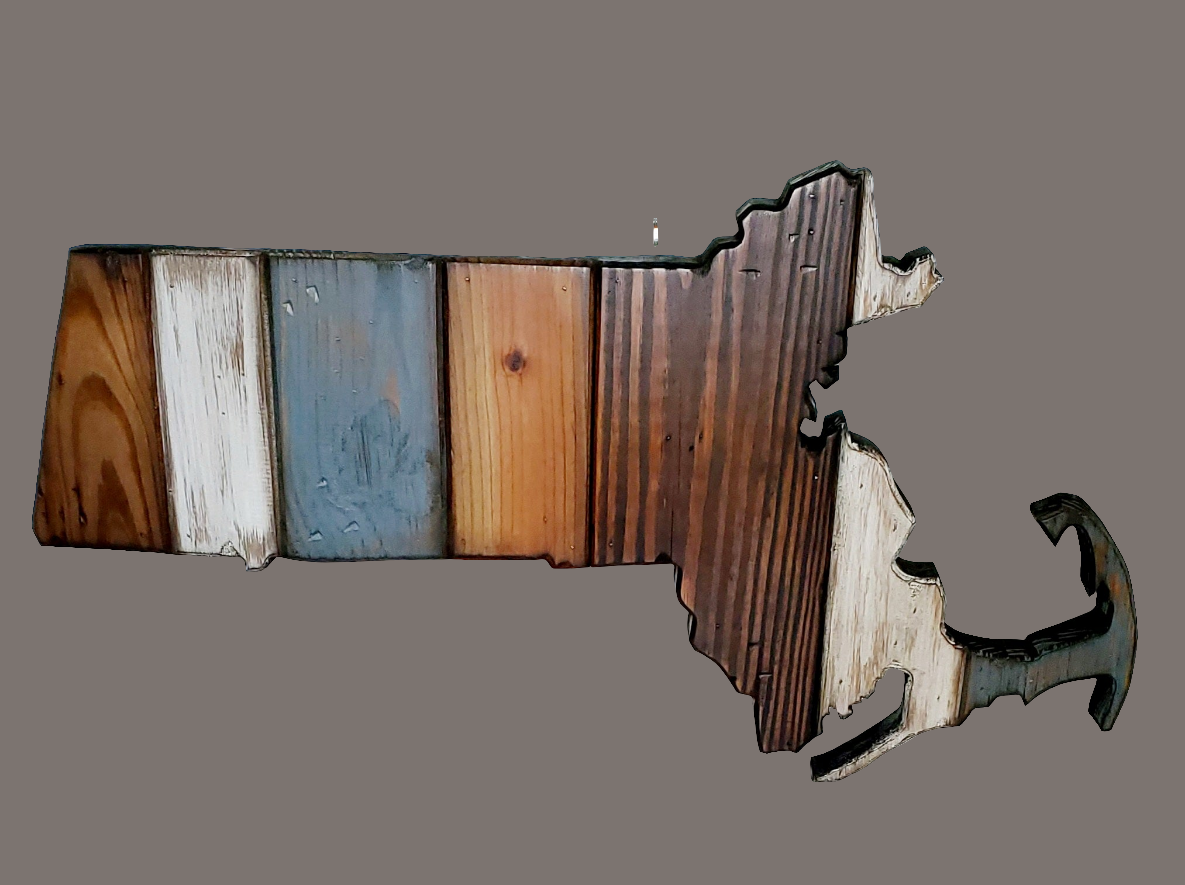 Custom 3ft Wood State- Solid wood North Carolina - Handcrafted- any state can be made upon request