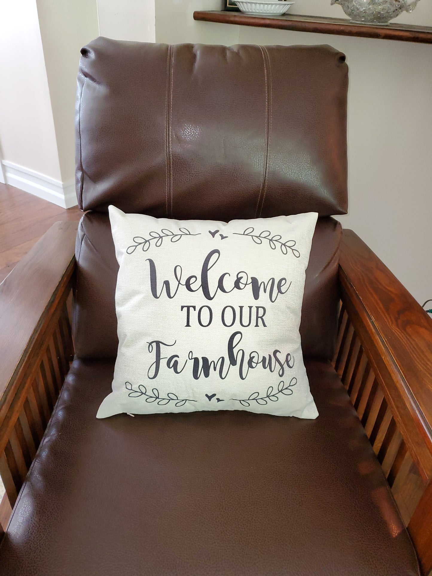 Welcome to Our Farmhouse Decorative pillow