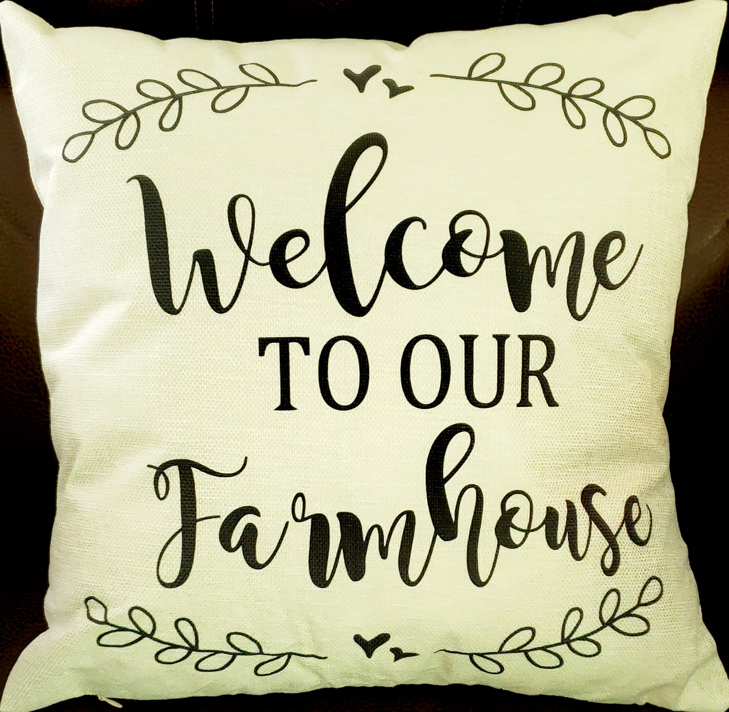 Welcome to Our Farmhouse Decorative pillow