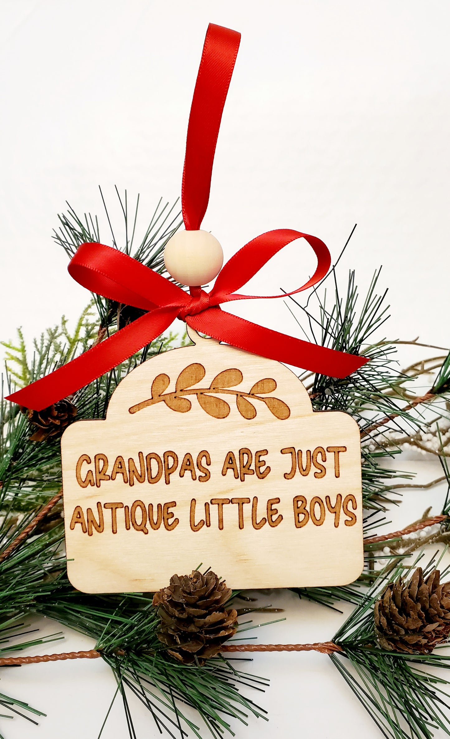 Variety of Grandfather Ornaments - Pawpaws, Pop-Pops, Papas, Grandpas