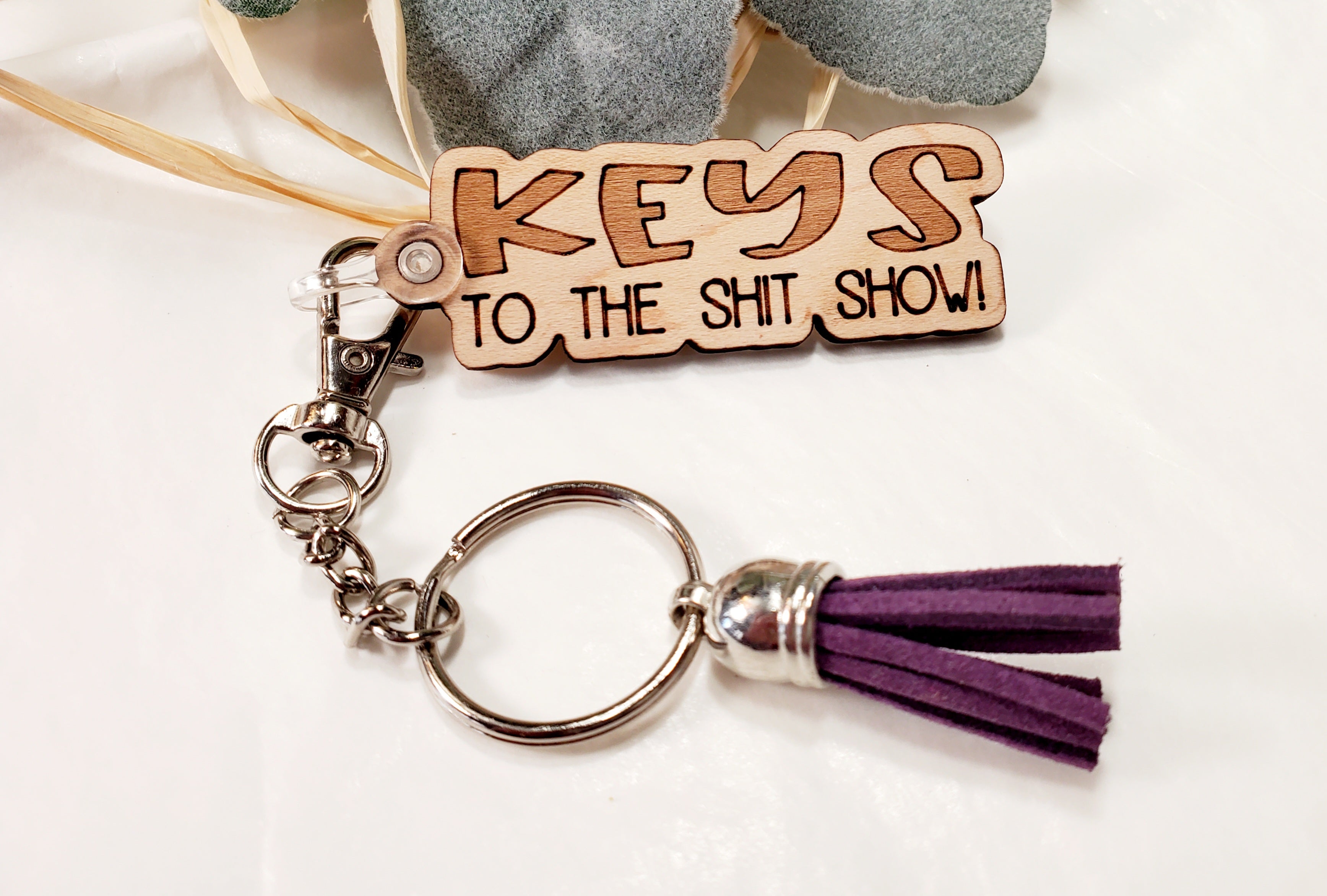 Fun Variety of Funny, Snarky Keychains- sold seperately