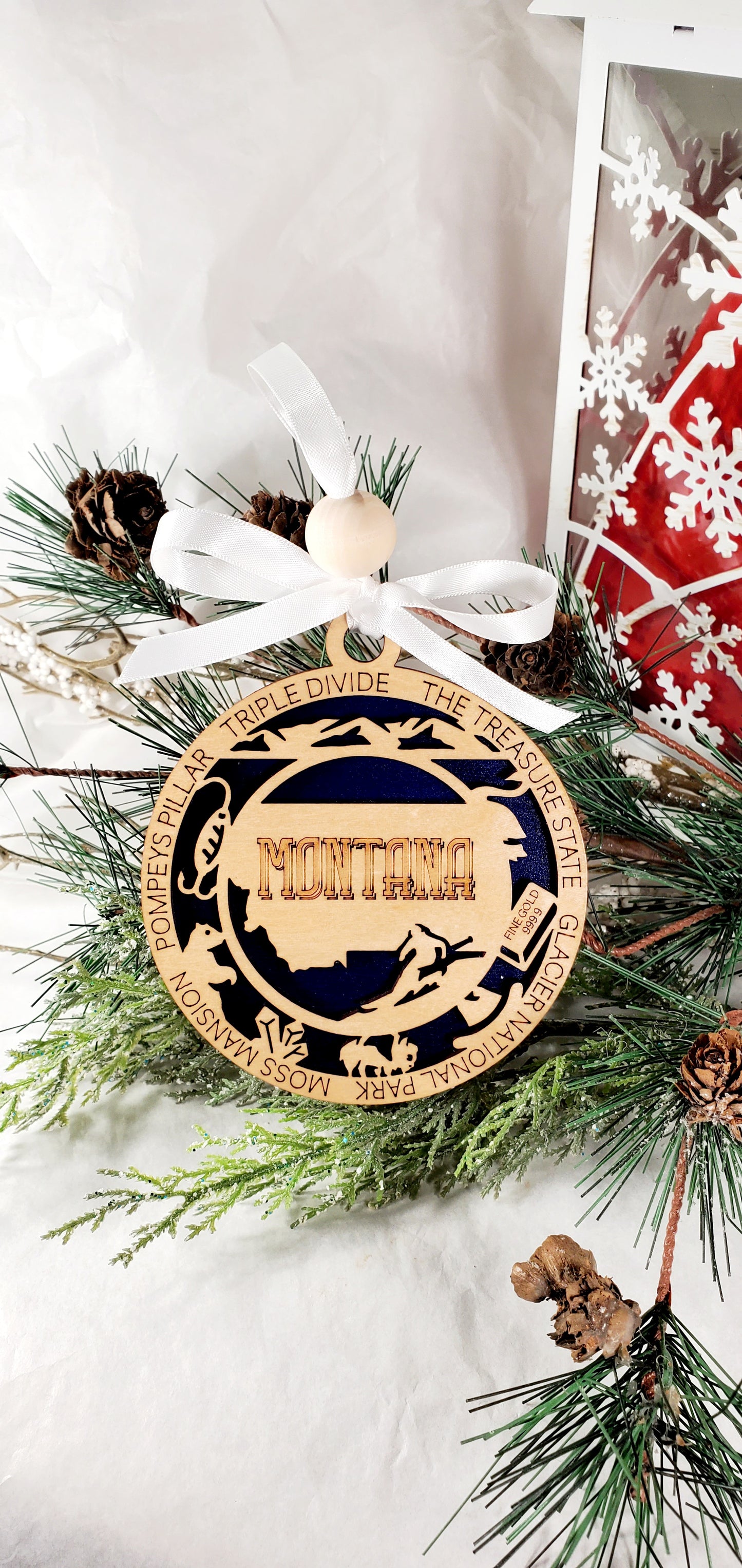 Beautiful State ornaments - Perfect Gifts - What state have you lived in? Every state available. Great souvenir and keepsake gifts.