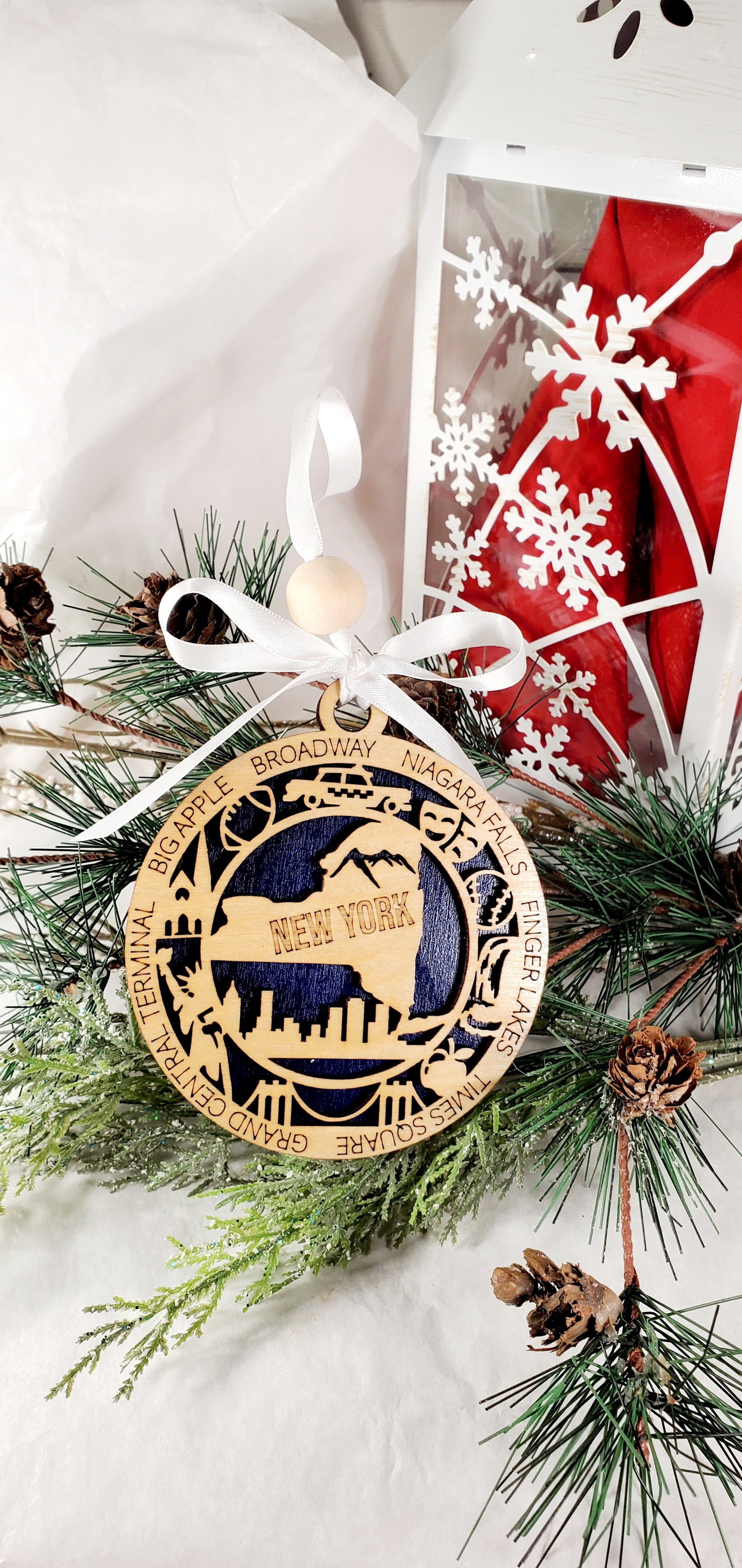 Beautiful State ornaments - Perfect Gifts - What state have you lived in? Every state available. Great souvenir and keepsake gifts.