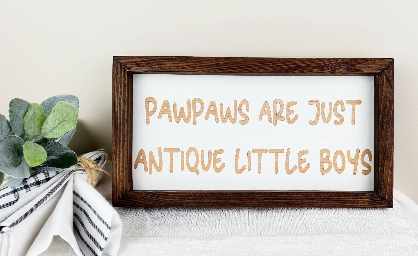 Grandpas, Pawpaws, Pop-Pops, Papas Variety of Signs 6" x 12"